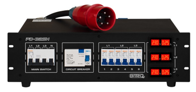 Armoire de distribution 32A TRIPHASE