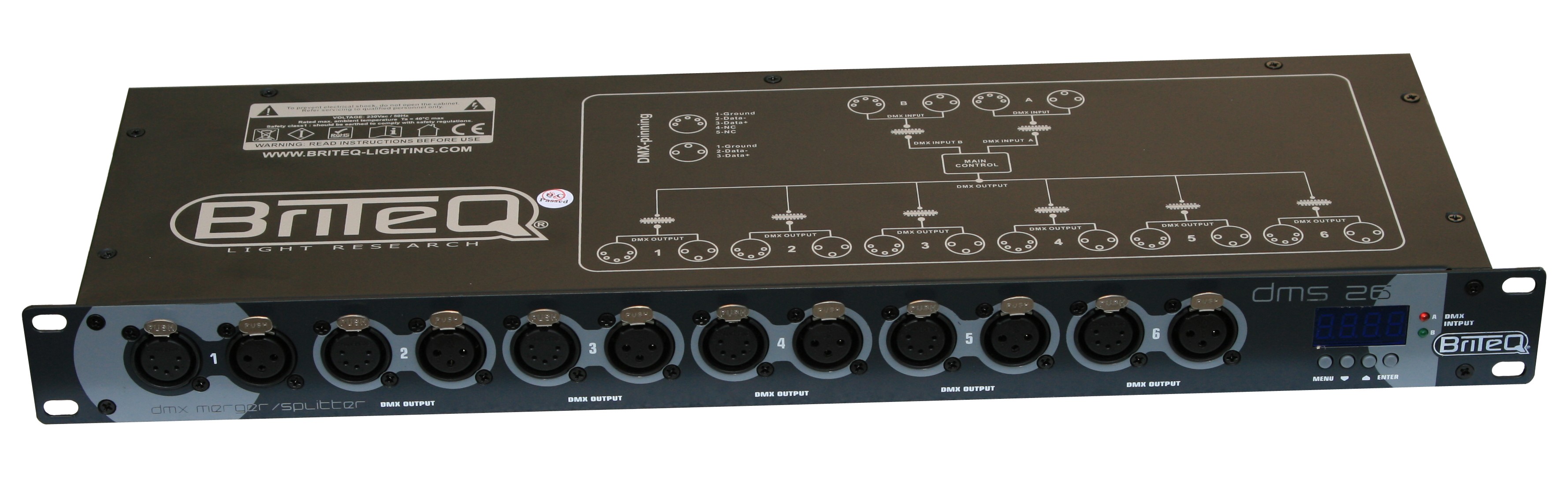 Splitter / merger DMX - BRITEQ - DMS 26