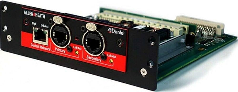 Carte optionnelle DANTE / MADI / etc...  pour console numérique ALLEN & HEAT